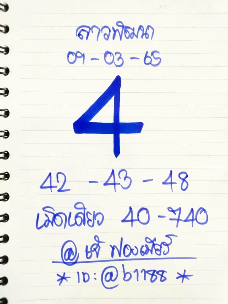 ภาพประกอบเลขเด็ดงวดนี้ - เจ๊ฟองเบียร์ หวยลาว ลอตเตอรี่ออนไลน์ วันที่ 9 มีนาคม 2565