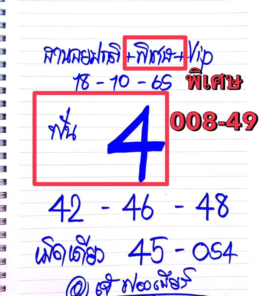 ผลหวยฮานอยพิเศษ 18/10/65 เจ๊ฟองเบียร์