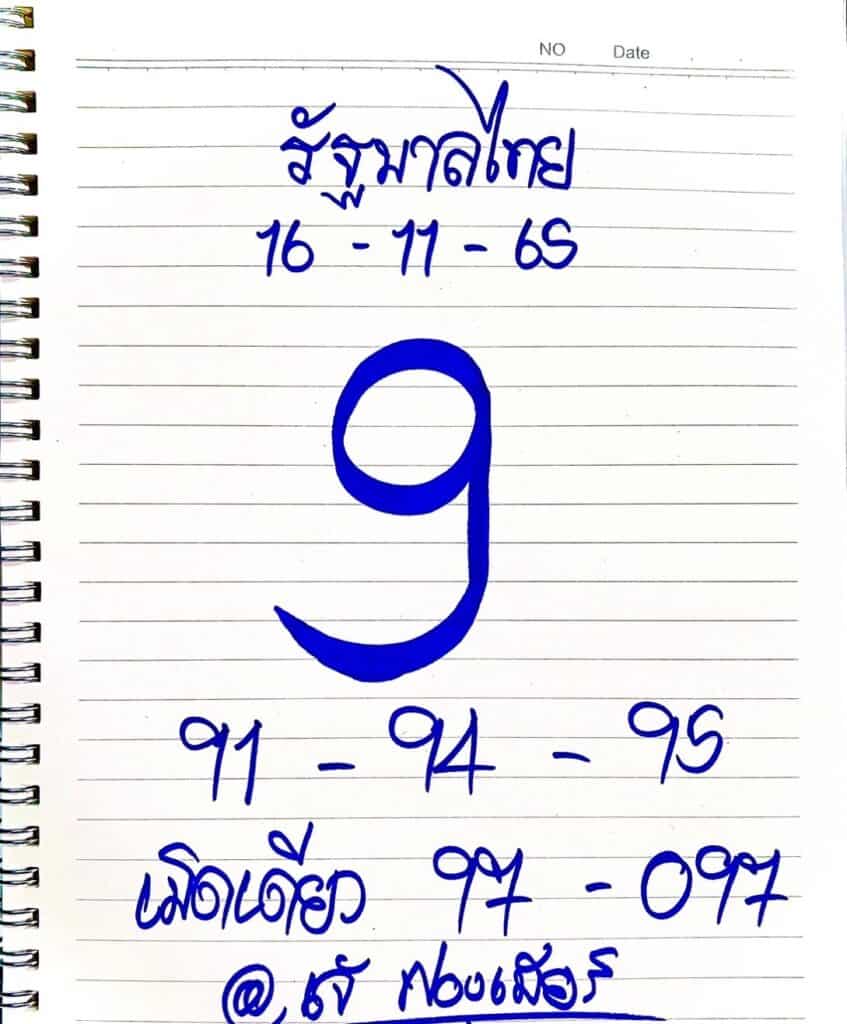 หวยเด็ด เลขเด็ดหวยรัฐบาลเจ๊ฟองเบียร์  งวดวันที่ 16 พฤศจิกายน 2565